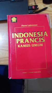 Image of KAMUS UMUM INDONESIA-PERANCIS