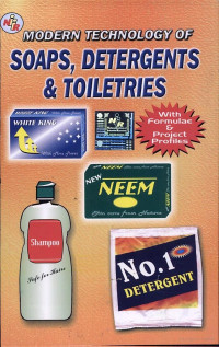 Image of MODERN TECHNOLOGY OF SOAPS,DETERGENTS & TOLILETRIES